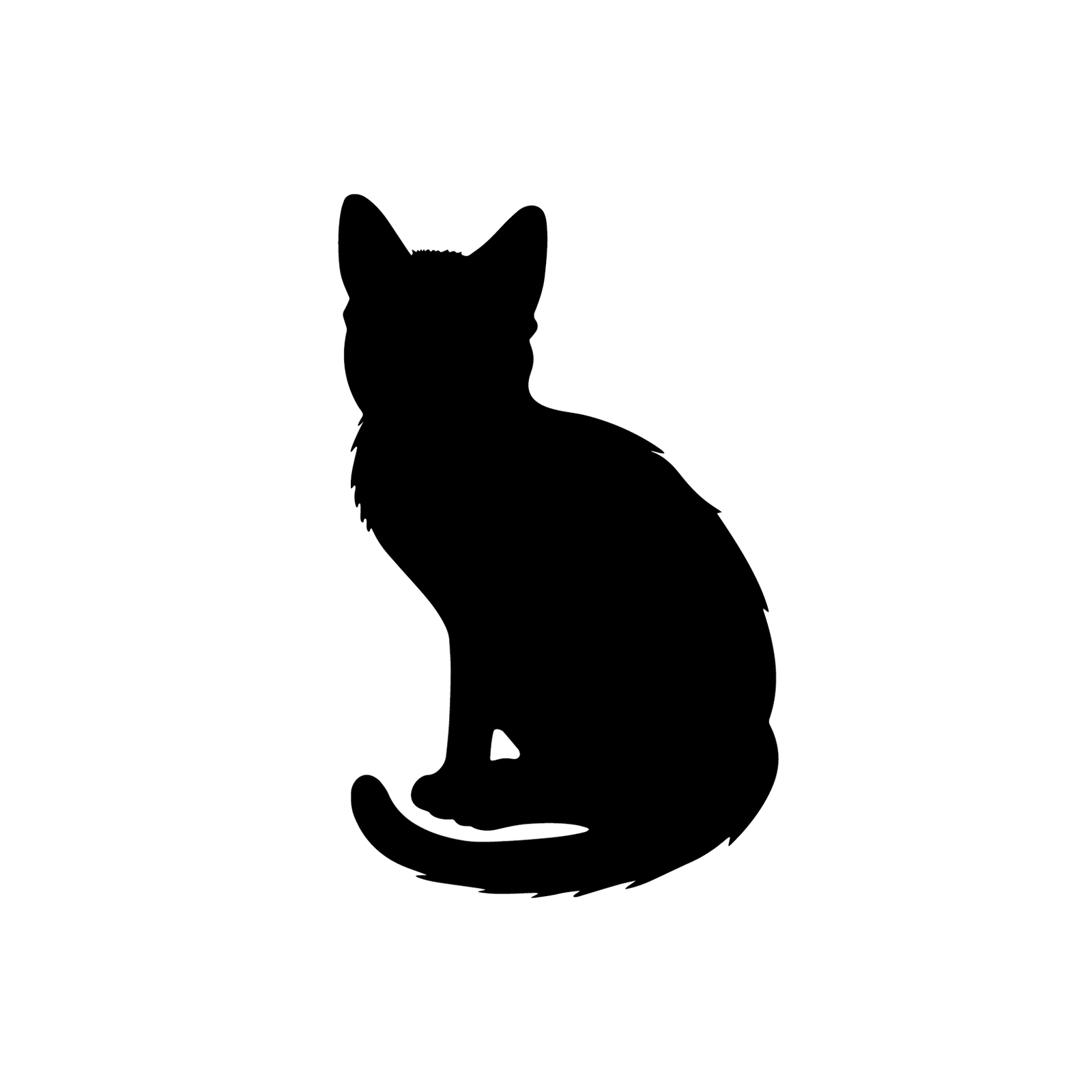 Кошка силуэт